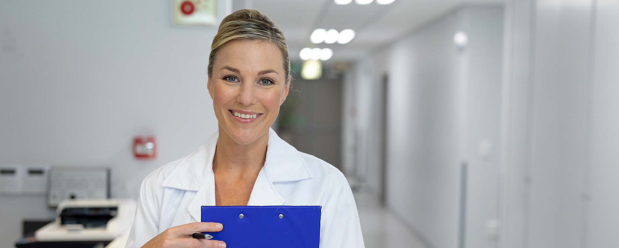 Collaborative Health nurse holding interviews