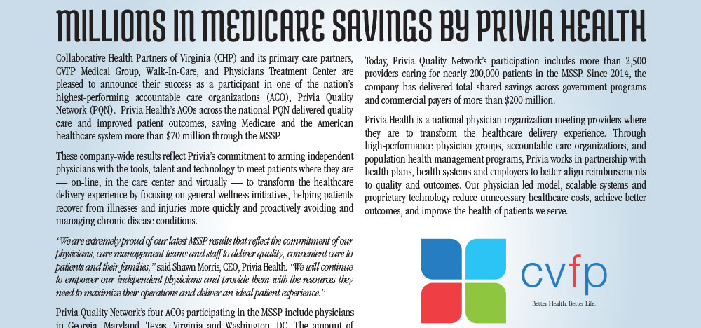 Millions in Medicare Savings by Privia Health